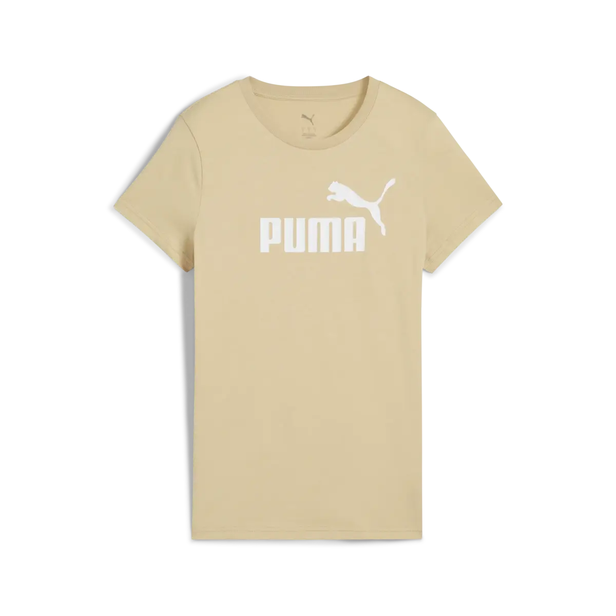 PUMA ESS No. 1 Logo Tee Bej Kadın T-Shirt