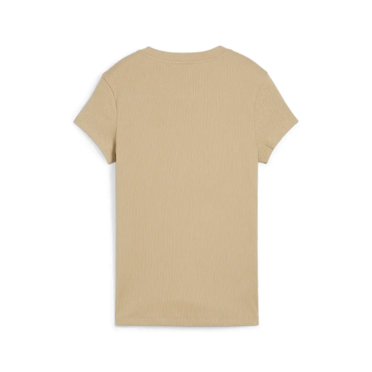 Puma CLASSICS Ribbed Slim Tee Açık Kahve Kadın T-Shirt