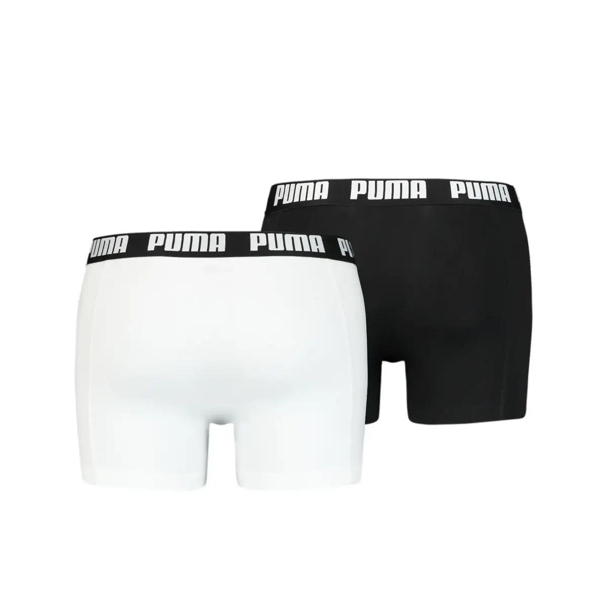 Puma PUMA BASIC BOXER 2P white / black Beyaz/Siyah Erkek 2'li Boxer