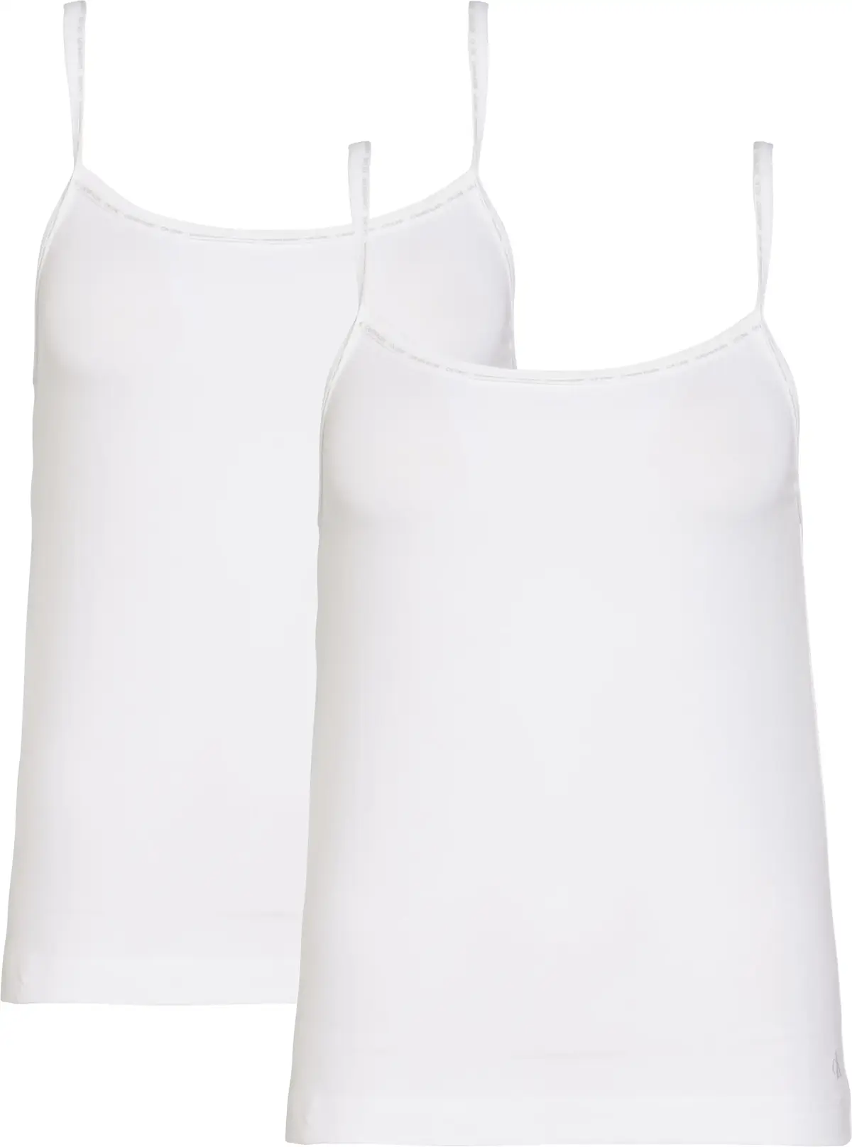Calvin Klein CAMISOLE 2PK Kadın Beyaz T-Shirt