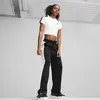 Puma ICONIC T7 Straight leg Track Pants TR Siyah Kadın Eşofman Altı