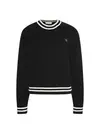 WOVEN LABEL CREWNECK, UB1