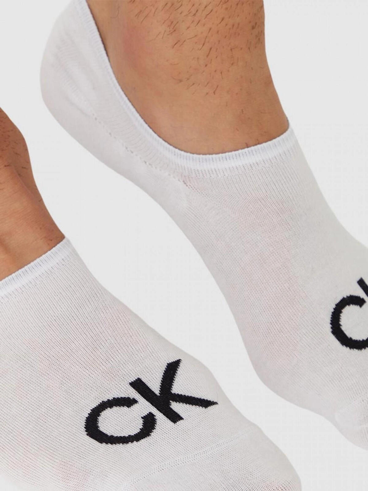 Calvin Klein CK MEN FOOTIE HIGH Beyaz Erkek 2li Çorap Set