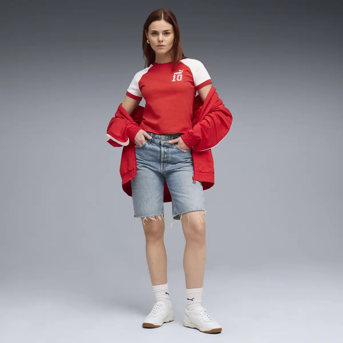 Puma FUTURE.PUMA.ARCHIVE Tee Kırmızı Kadın T-Shirt