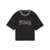 Puma SQUAD Graphic Tee Siyah Kadın T-Shirt