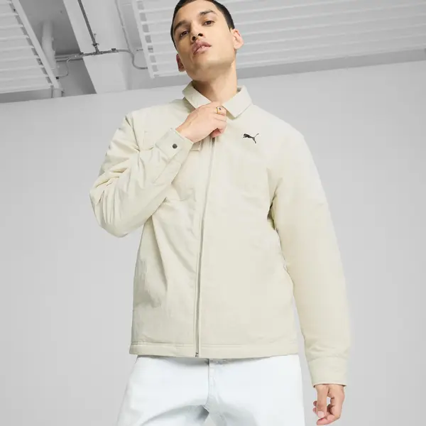 Puma Transeasonal Shirt Kırık Beyaz Erkek Şişme Mont