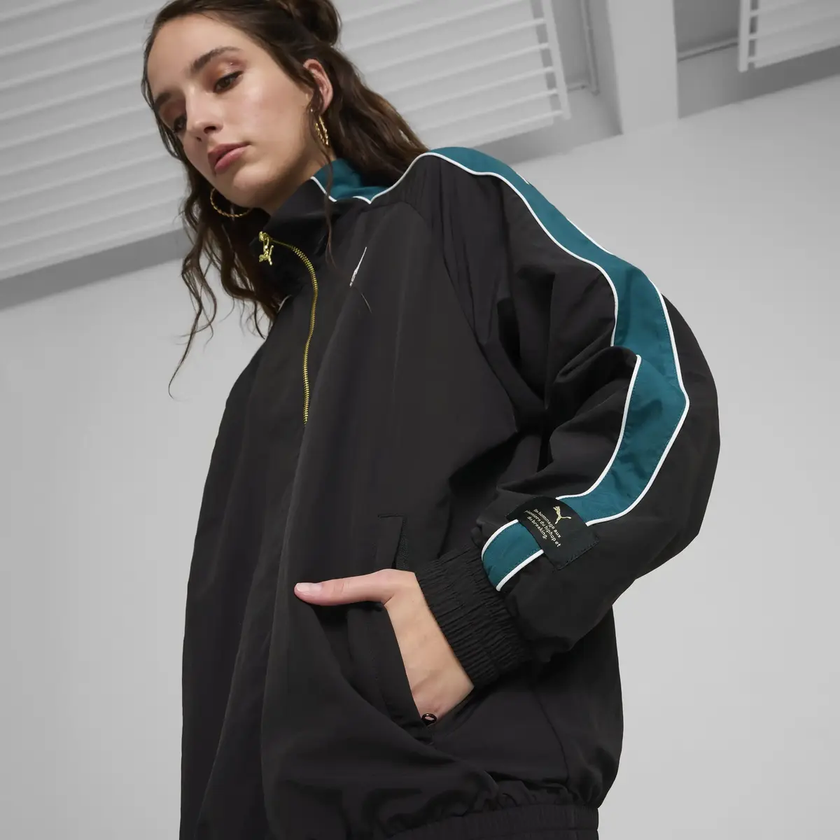 Puma T7 PLAY.PARIS. Track Jacket Siyah Erkek Sweatshirt