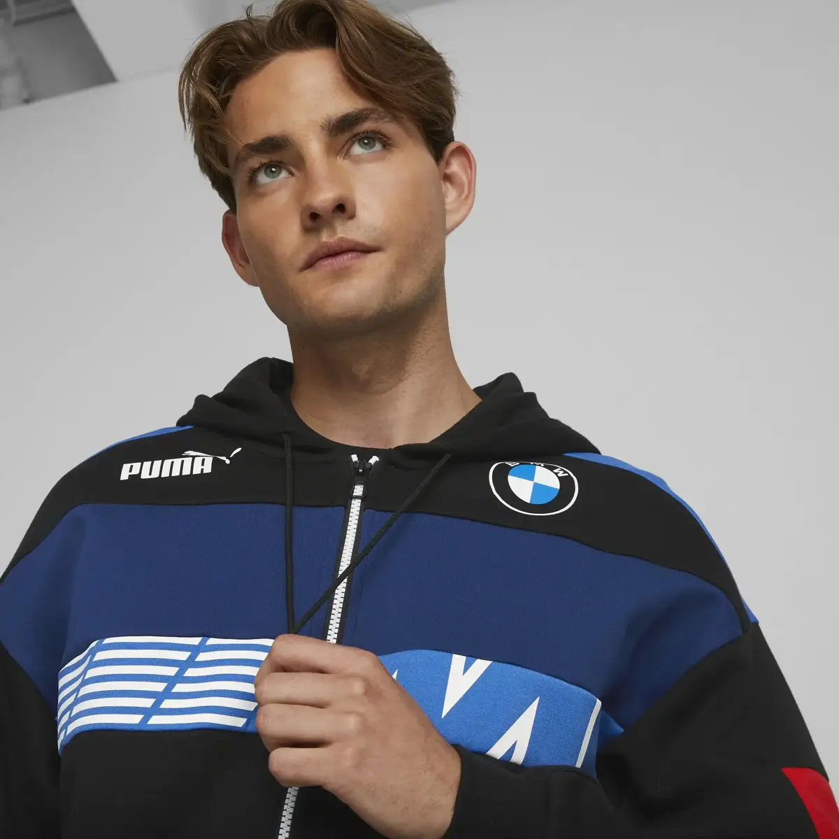 Puma Bmw Mms Sds Sweat Jacket Siyah Erkek Fermuarlı Sweatshirt