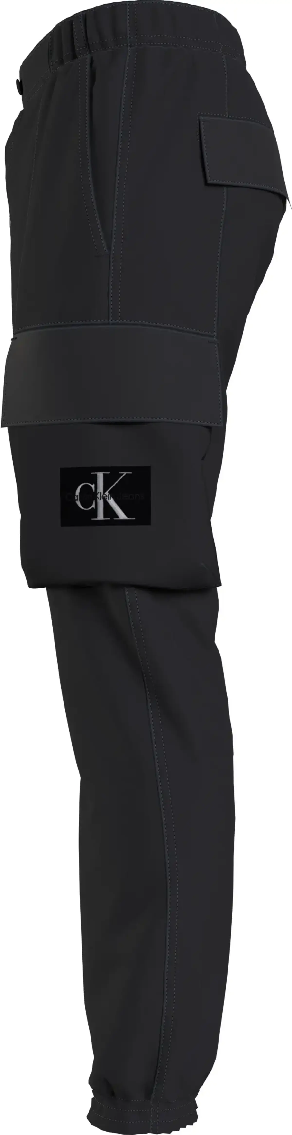 Calvin Klein SKINNY WASHED CARGO Erkek Siyah Kargo Pantolonu