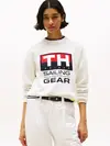 Tommy Hilfiger GI SAILING CREWNECK, YBI Krem Erkek Sweatshirt