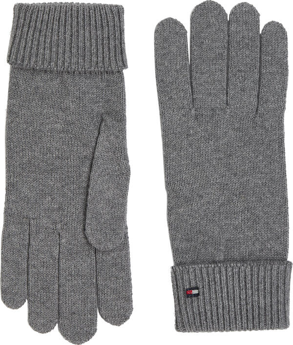 Tommy Hilfiger ESSENTIAL FLAG GLOVE Kadın Gri Eldiven