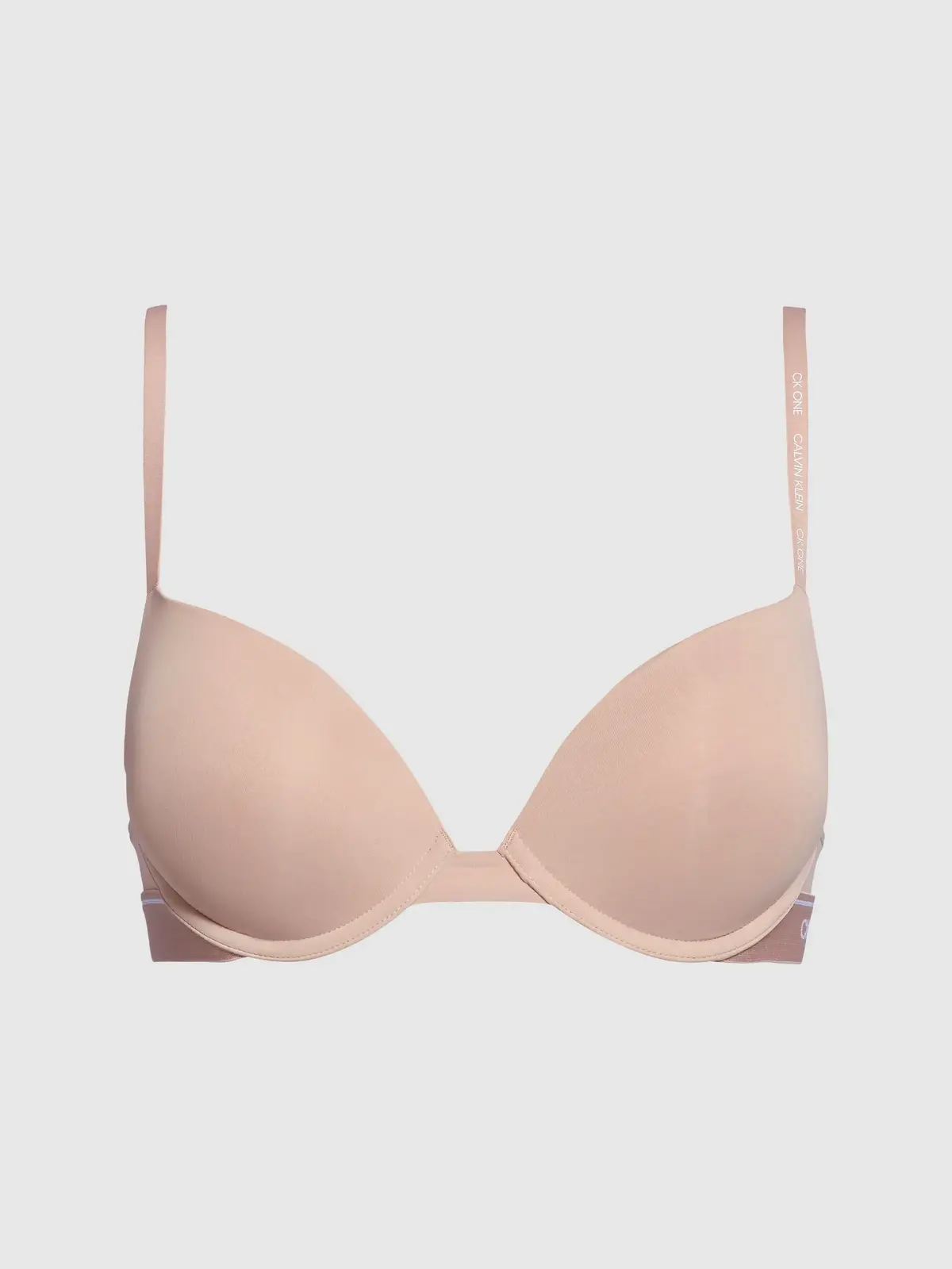 Calvin Klein PUSH UP PLUNGE Kadın Bej Sütyen