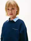 Tommy Hilfiger Kids Mini Corp Crew Neck Sweatshirt Set Lacivert Unisex Çocuk Eşofman Takımı