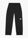 Calvin Klein BADGE HR STRAIGHT LE Kadın Siyah Kargo Pantolonu