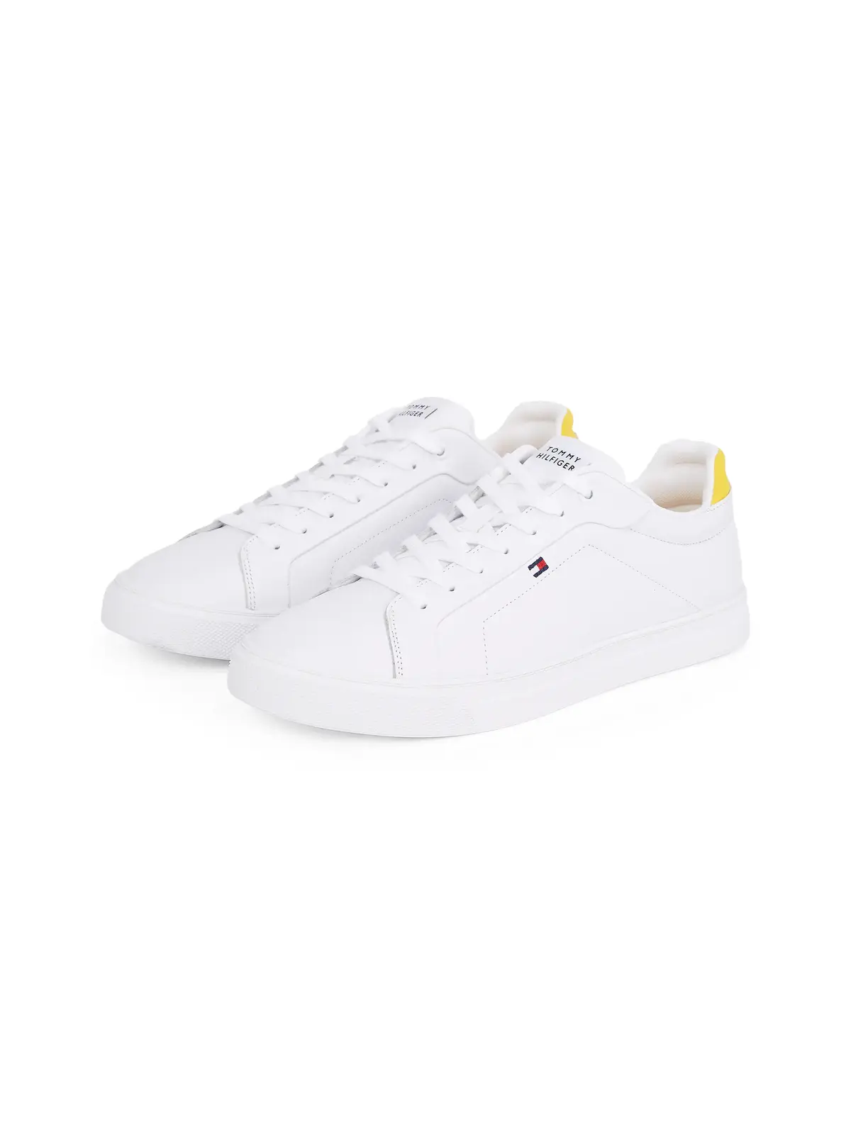 Tommy Hilfiger ICON COURT PINPERF L Beyaz Erkek Spor Ayakkabı & Sneaker