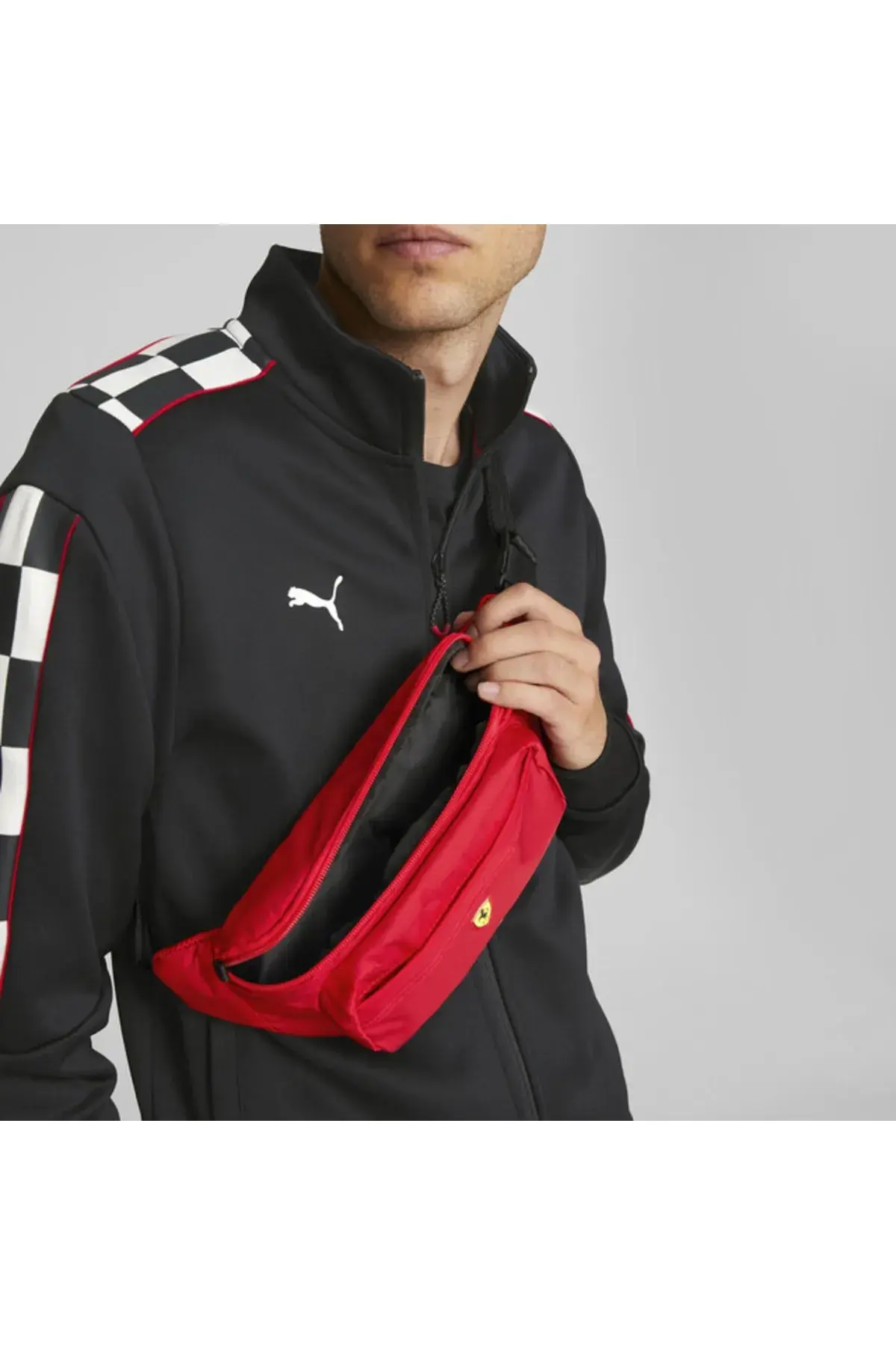 Puma Ferrari Sptwr Race Waist Bag Kırmızı Unisex Bel Çantası
