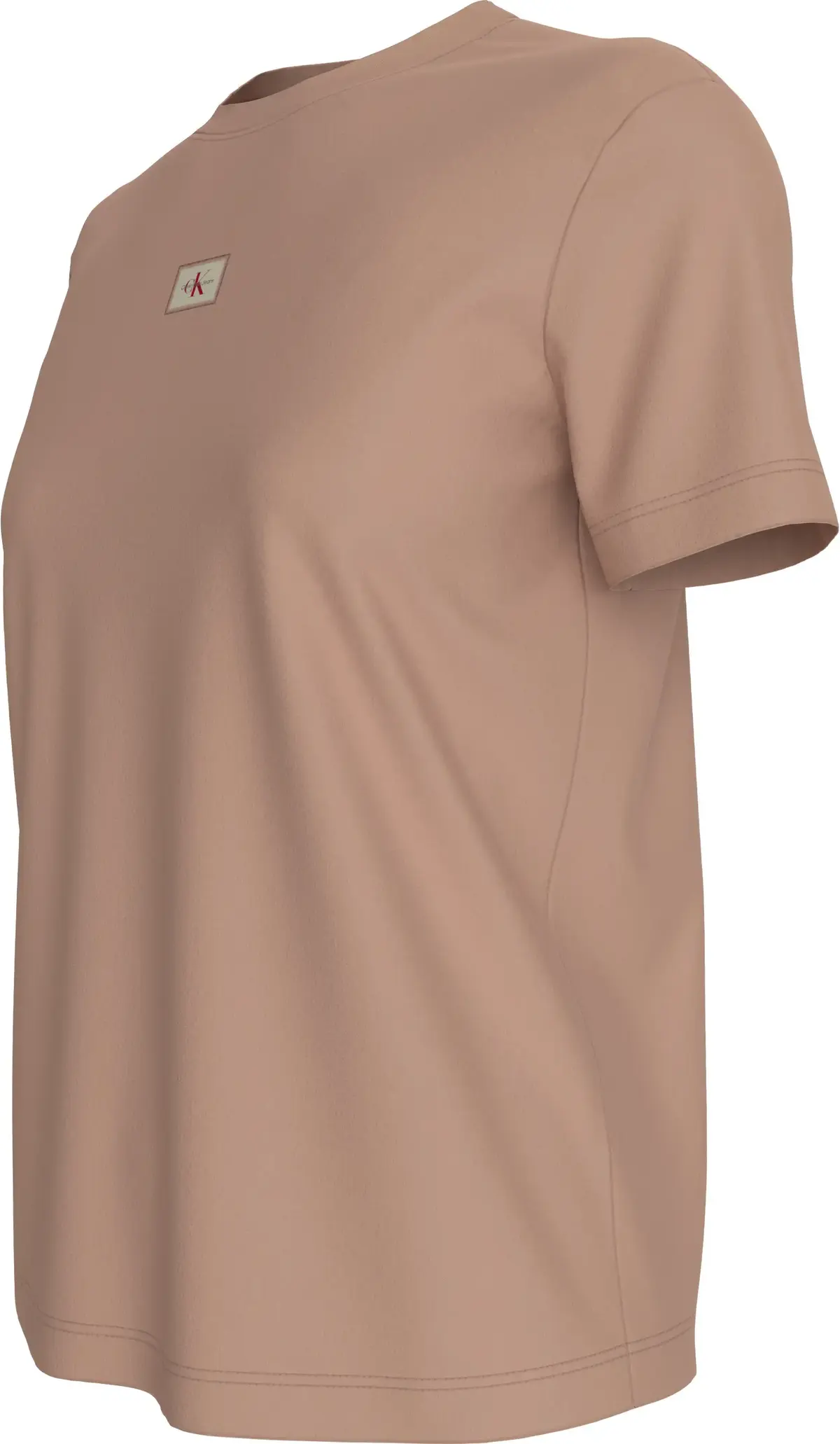 Calvin Klein WOVEN LABEL REGULAR, TGW Pembe Kadın T-Shirt & Polo