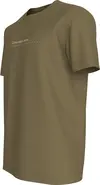 Calvin Klein MINIMAL LOGO TEE, LFF Kahverengi Erkek T-Shirt & Polo