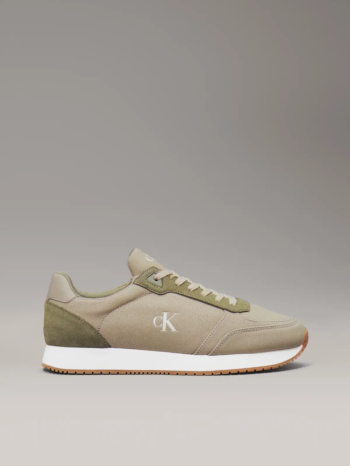 Calvin Klein RUNNER SOCK LACEUP M, 0H7 Yeşil Erkek Spor Ayakkabı & Sneaker