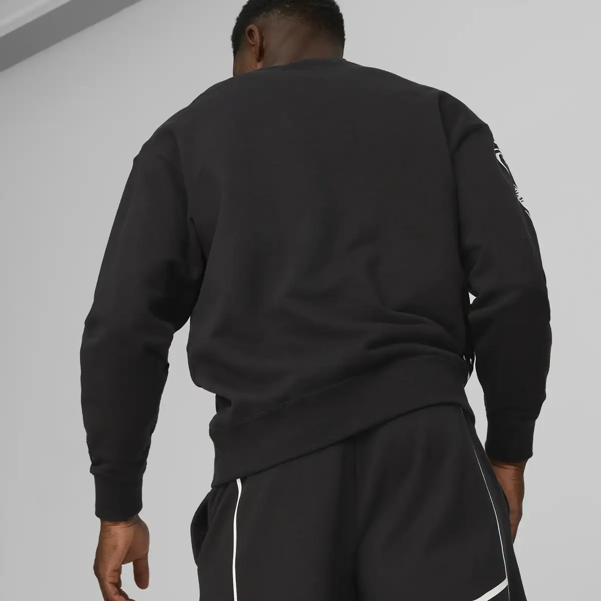 Puma PUMA X JOSHUA VIDES Crew Siyah Erkek Sweatshirt