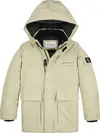Calvin Klein BACK TO SCHOOL JACKE Erkek Krem Şişme Mont