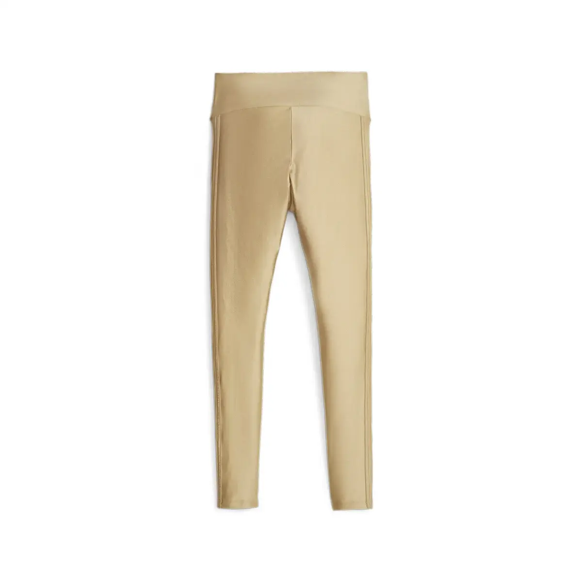 Puma T7 High Waist Shiny Leggings Bej Kadın Tayt