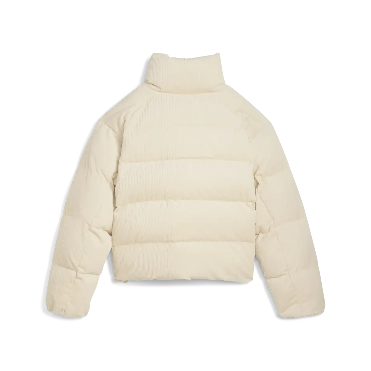 Puma Corduroy Puffer Jacket Krem Kadın Mont