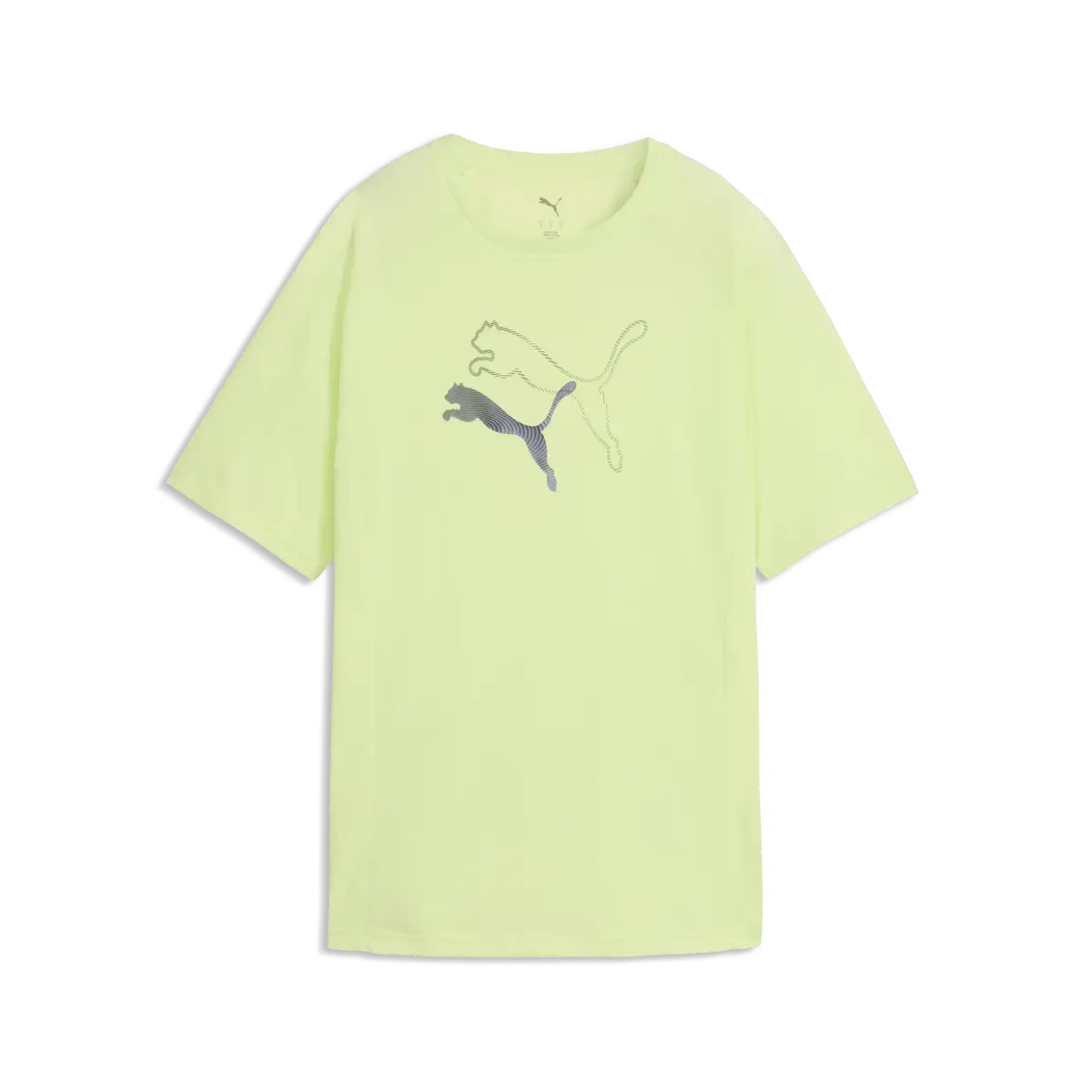 Puma EVOSTRIPE Graphic Tee Sarı Kadın T-Shirt