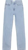 Calvin Klein HIGH RISE STRAIGHT Kadın Mavi Kot Pantolon