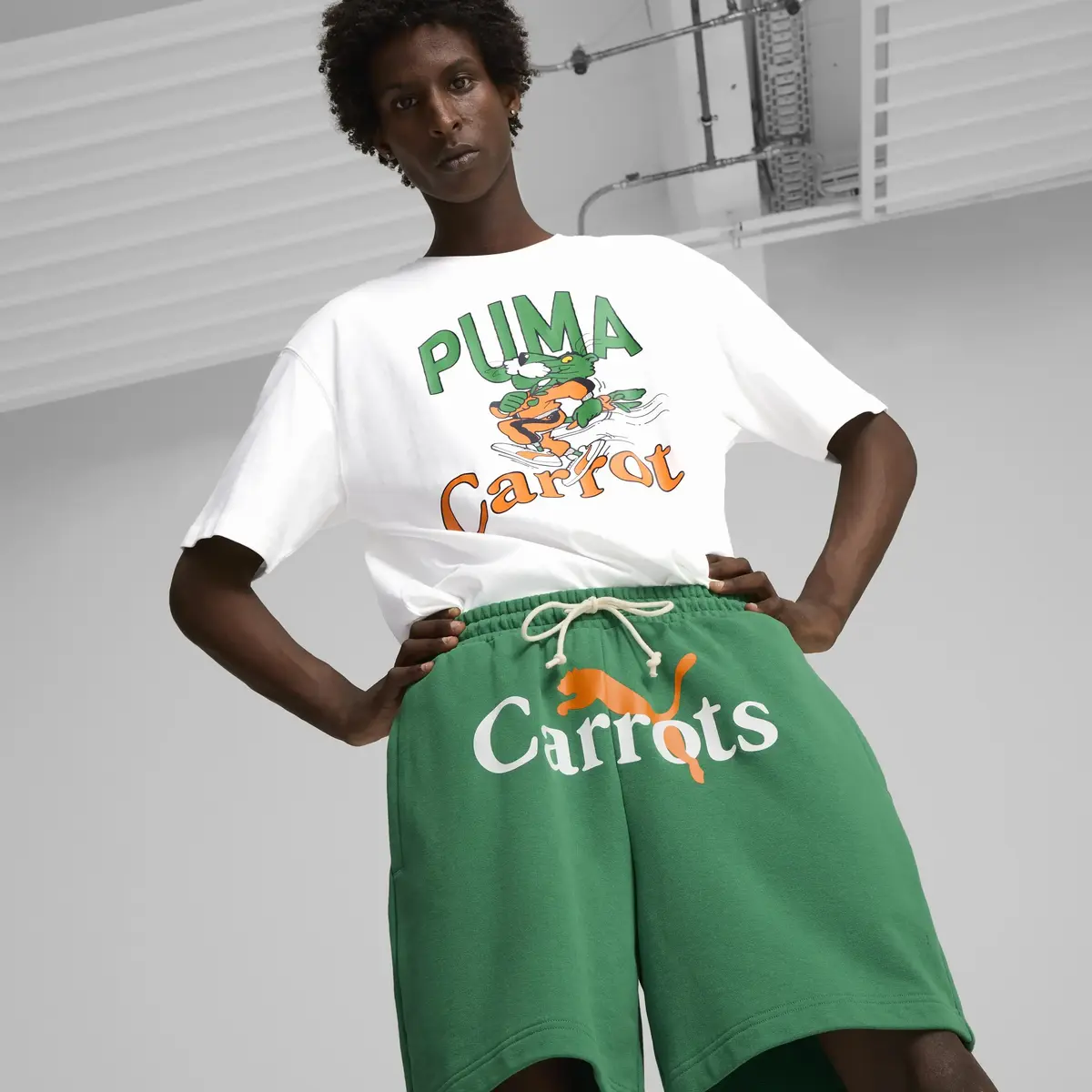 Puma X CARROTS Shorts Yeşil Erkek Şort