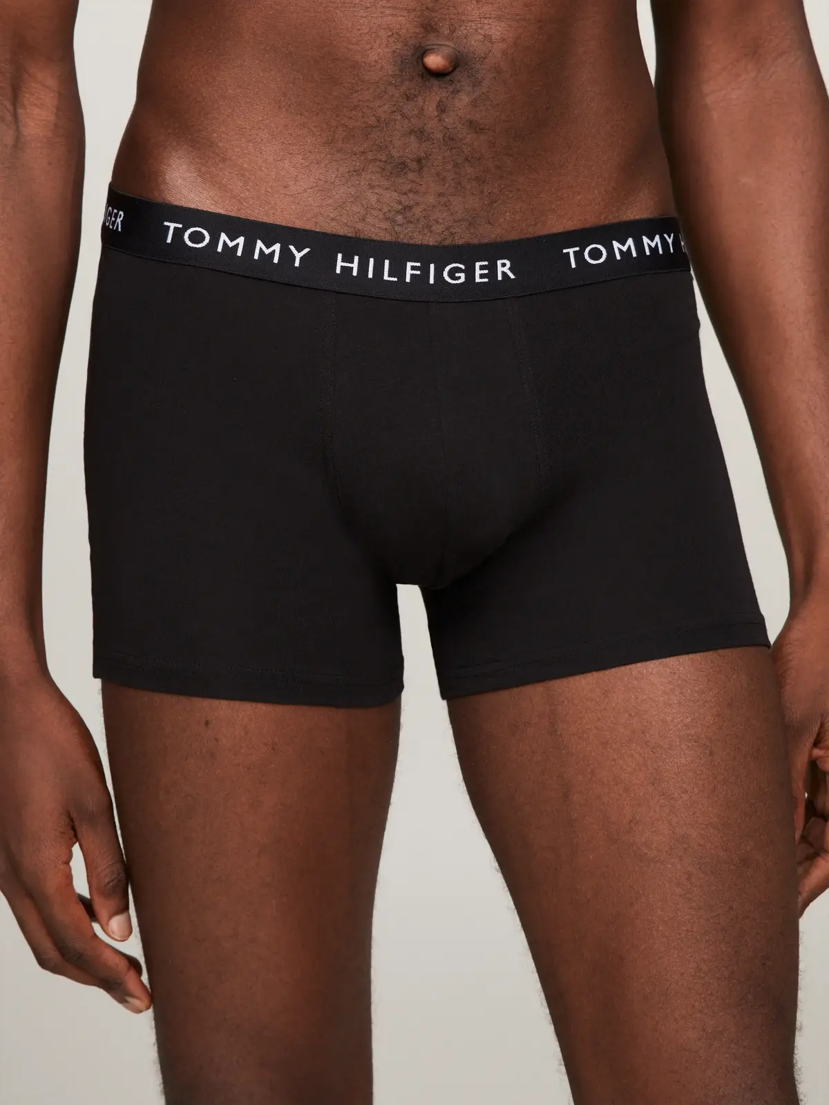 Tommy Hilfiger 3P TRUNK Erkek Siyah Boxer 3lü Set