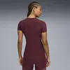 Puma W PUMA SHAPE BABY TEE Kırmızı Kadın Crop