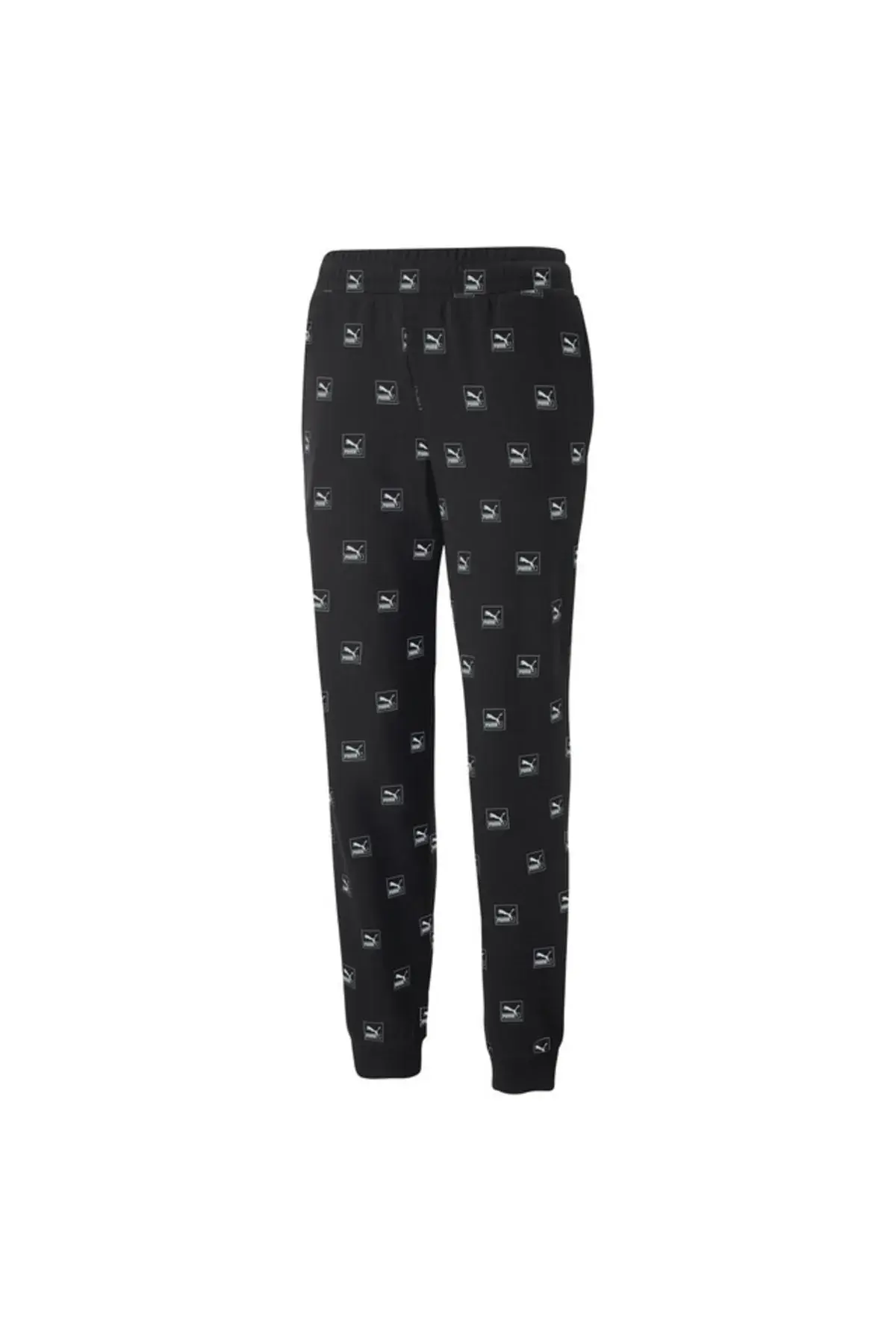 Puma Brand Love Aop Sweatpants Fl Siyah Kadın Eşofman Altı