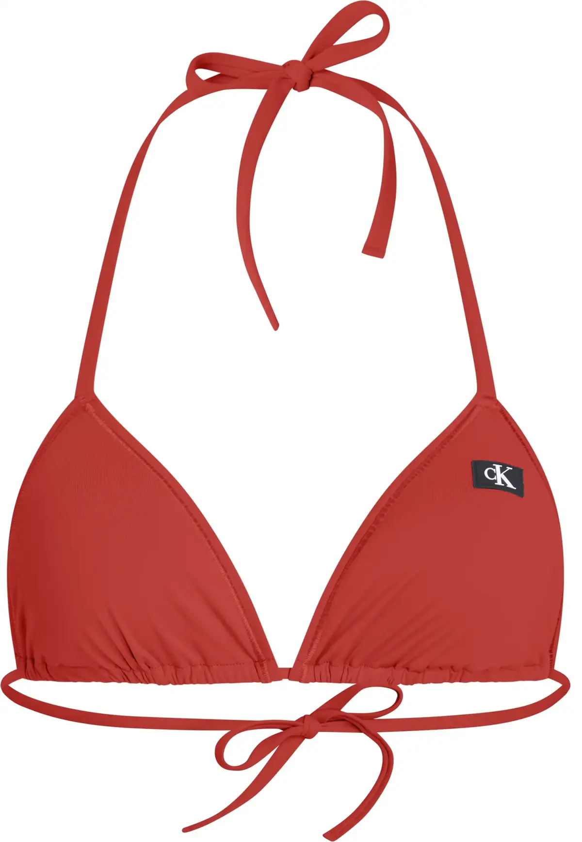 Calvin Klein TRIANGLE-RP, XM8 Kırmızı Kadın Bikini Üstü