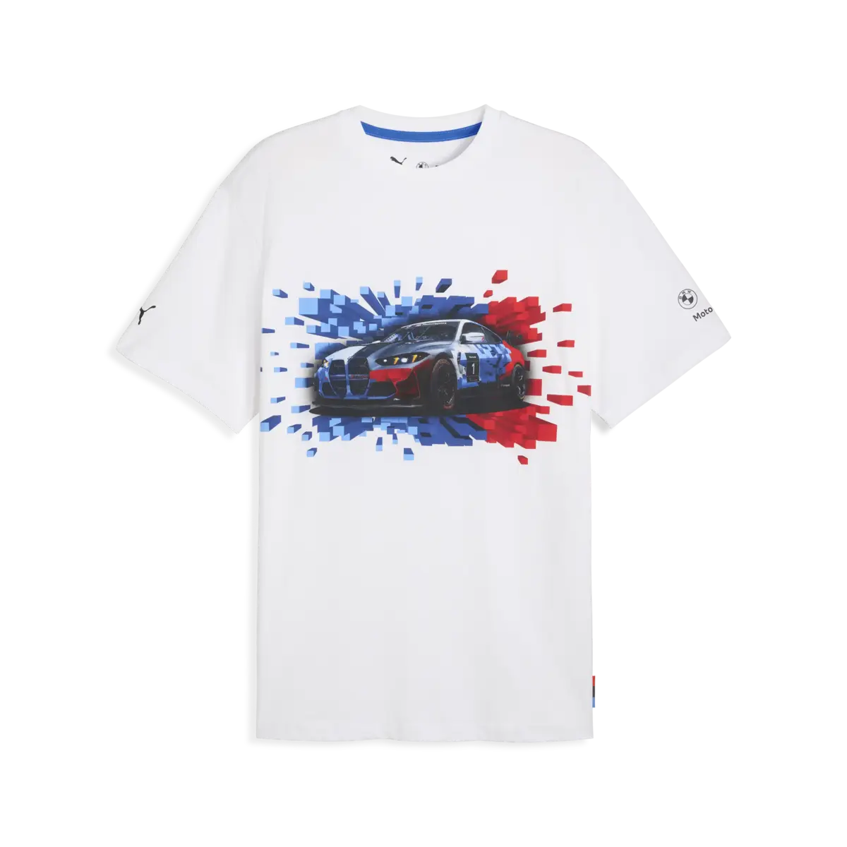 Puma BMW MMS Graphic Tee Mono Beyaz Erkek T-Shirt