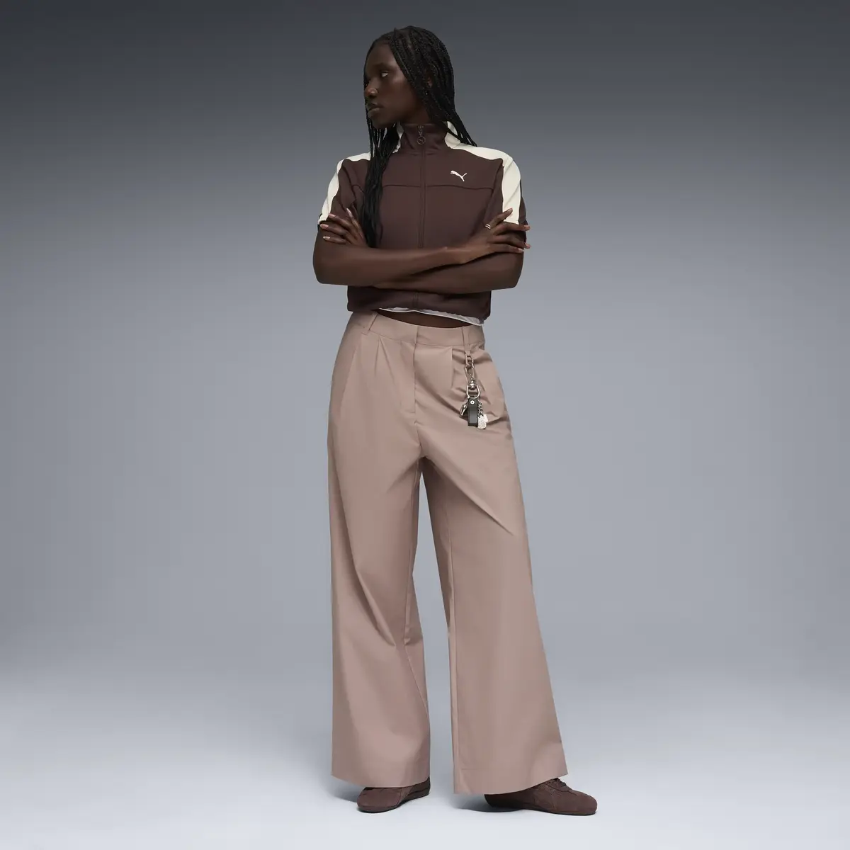 PUMA PUMATECH SENSE Woven Pants Pembe Kadın Eşofman Altı