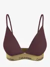 Calvin Klein UNLINED TRIANGLE Kadın Bordo Sütyen
