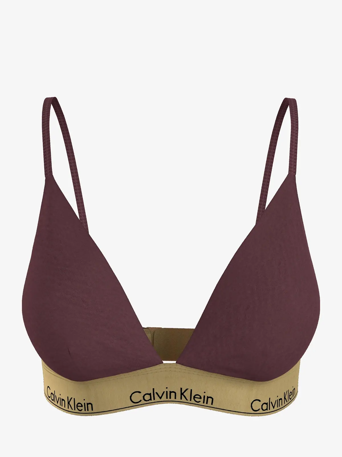 Calvin Klein UNLINED TRIANGLE Kadın Bordo Sütyen