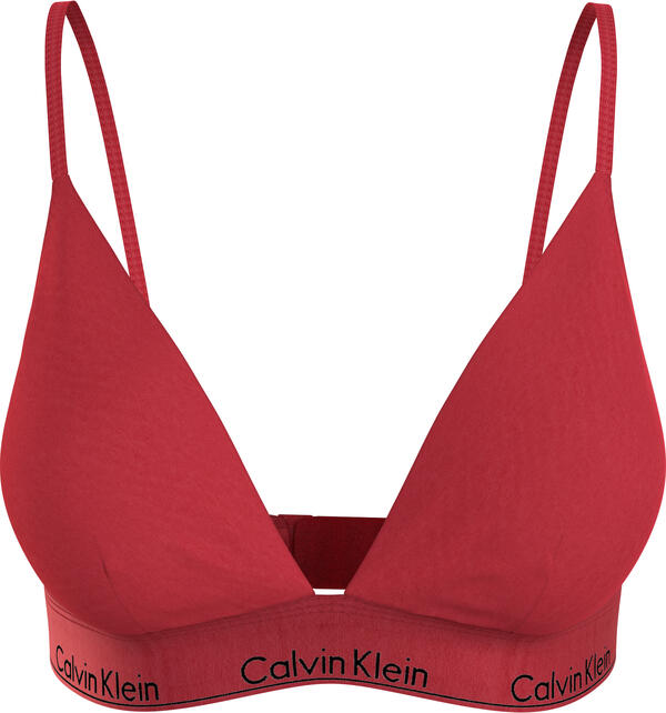 Calvin Klein UNLINED TRIANGLE Kadın Kırmızı Sütyen