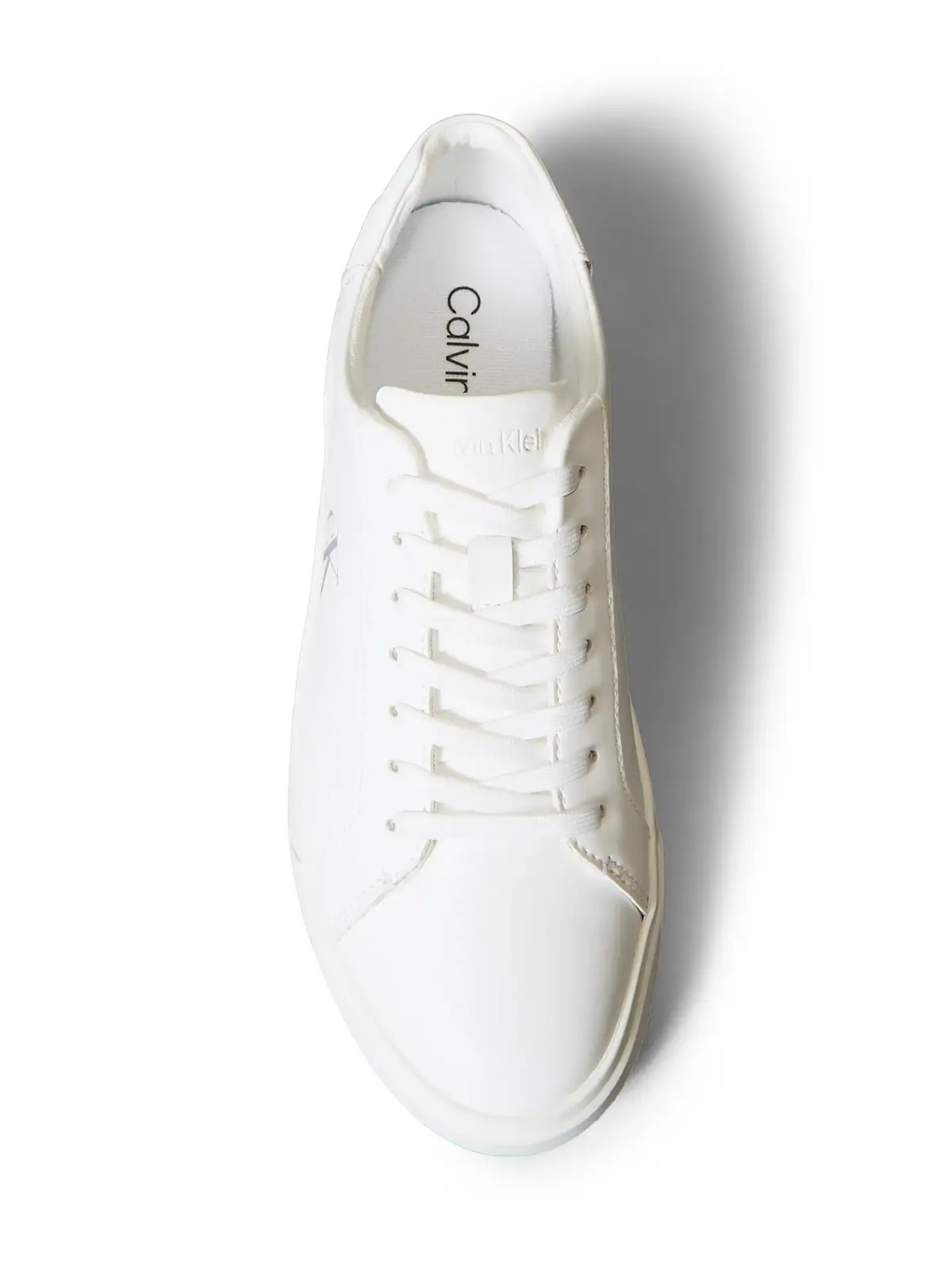 Calvin Klein LOW PRO CUPS LTH MG Beyaz Kadın Günlük Spor Ayakkabı