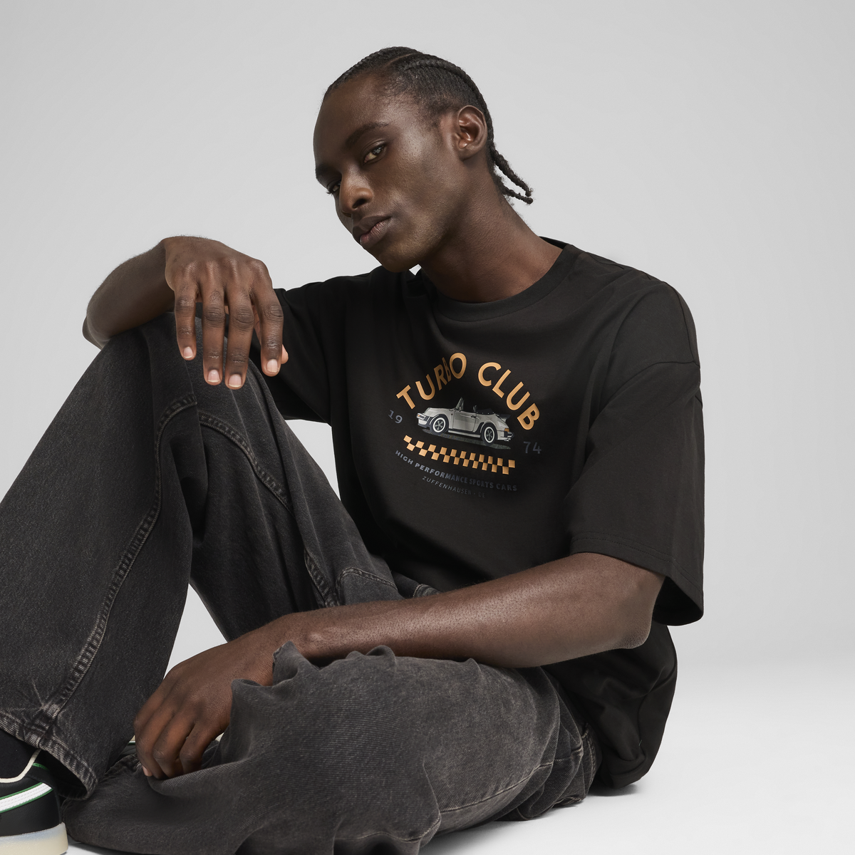 Puma PL Graphic Tee 2 Siyah Erkek T-Shirt