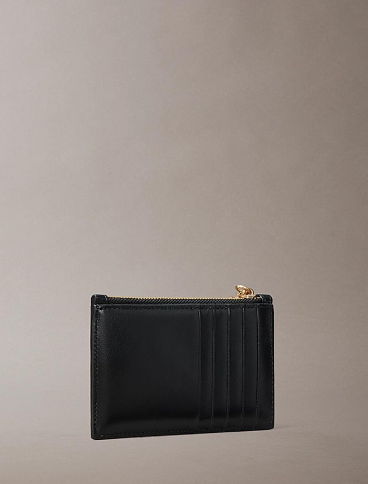 Calvin Klein CK ZIP CARDCASE 6CC Siyah Kadın Cüzdan