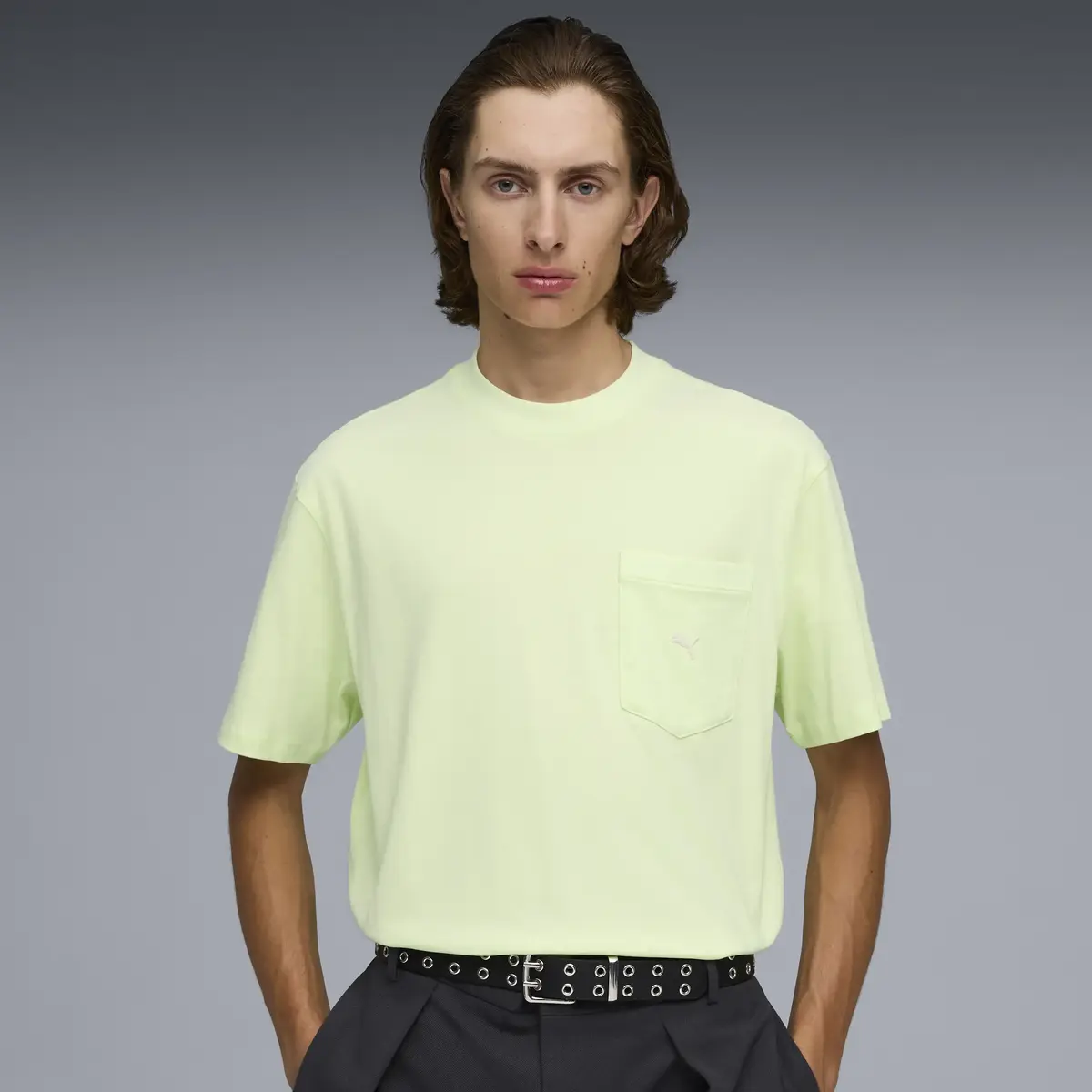 Puma SELECT Essentials Pocket Tee Yeşil Erkek T-Shirt