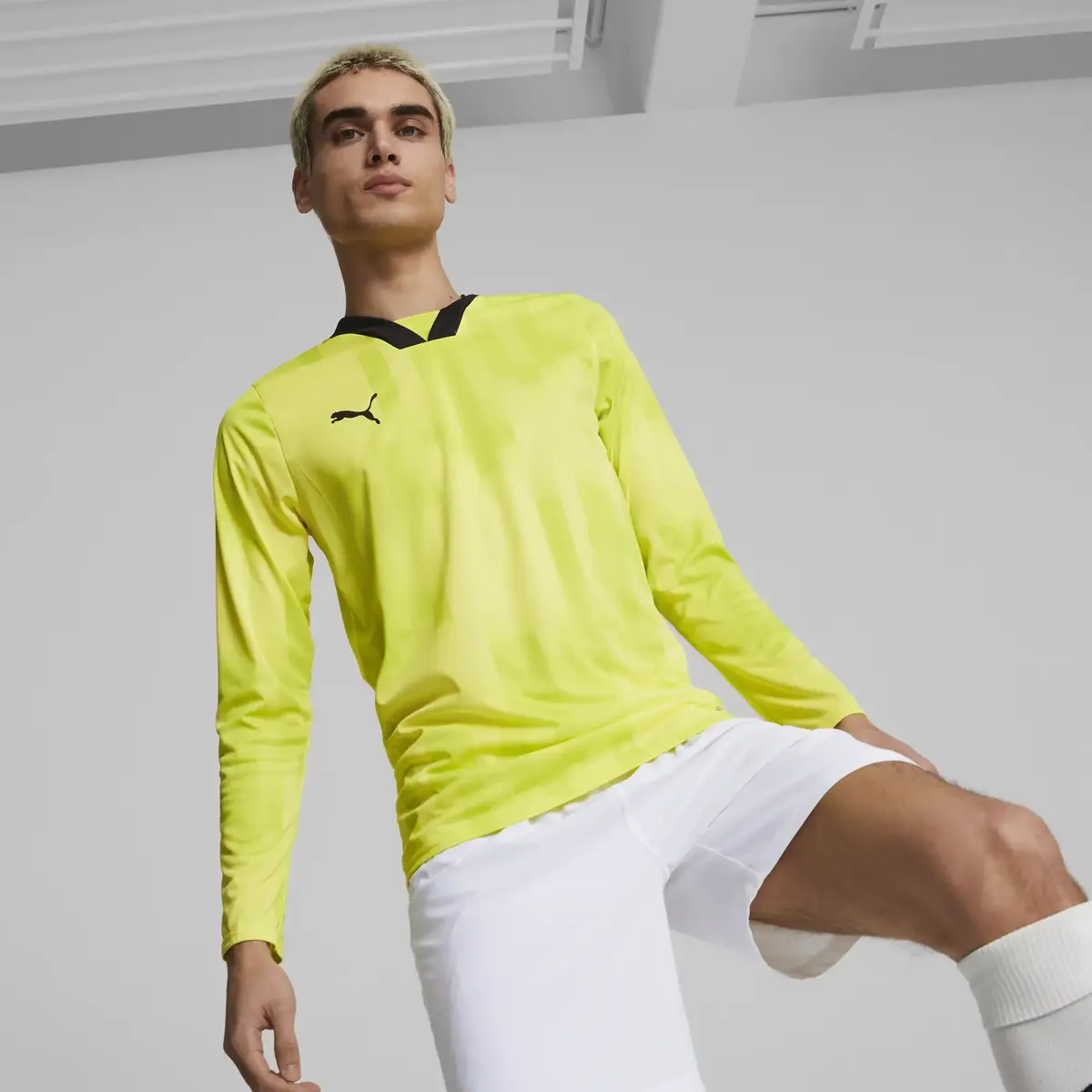 Puma teamTarget GK LS Jersey Sarı Kaleci Uzun Kollu Forma