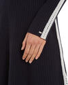 Tommy Hilfiger POINTELLE STRIPE F&F Kadın Siyah Elbise