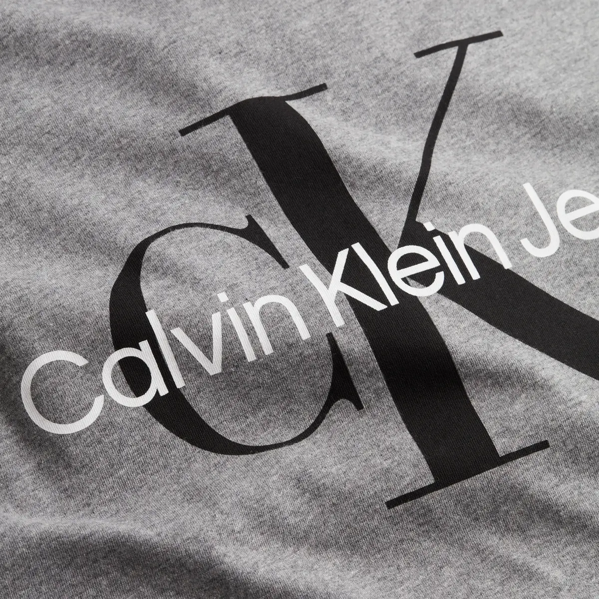 Calvin Klein Gri Erkek T-Shirt & Polo