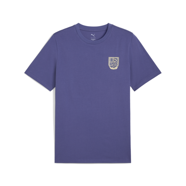 Puma WARDROBE ESS Graphic Tee Mavi Erkek T-Shirt