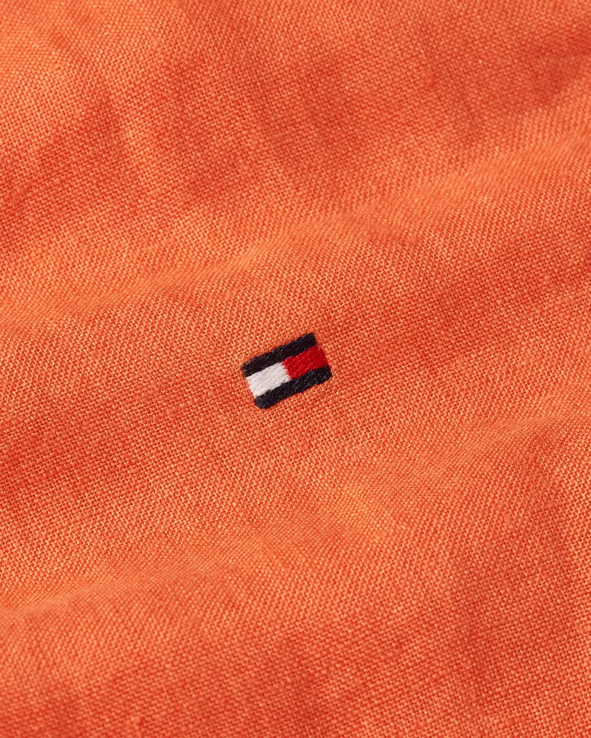 Tommy Hilfiger PIGMENT DYED LI SOLI, SCX Turuncu Erkek Gömlek