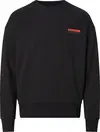 Calvin Klein OMBRE PRINT SWEATSHI Erkek Siyah Sweatshirt