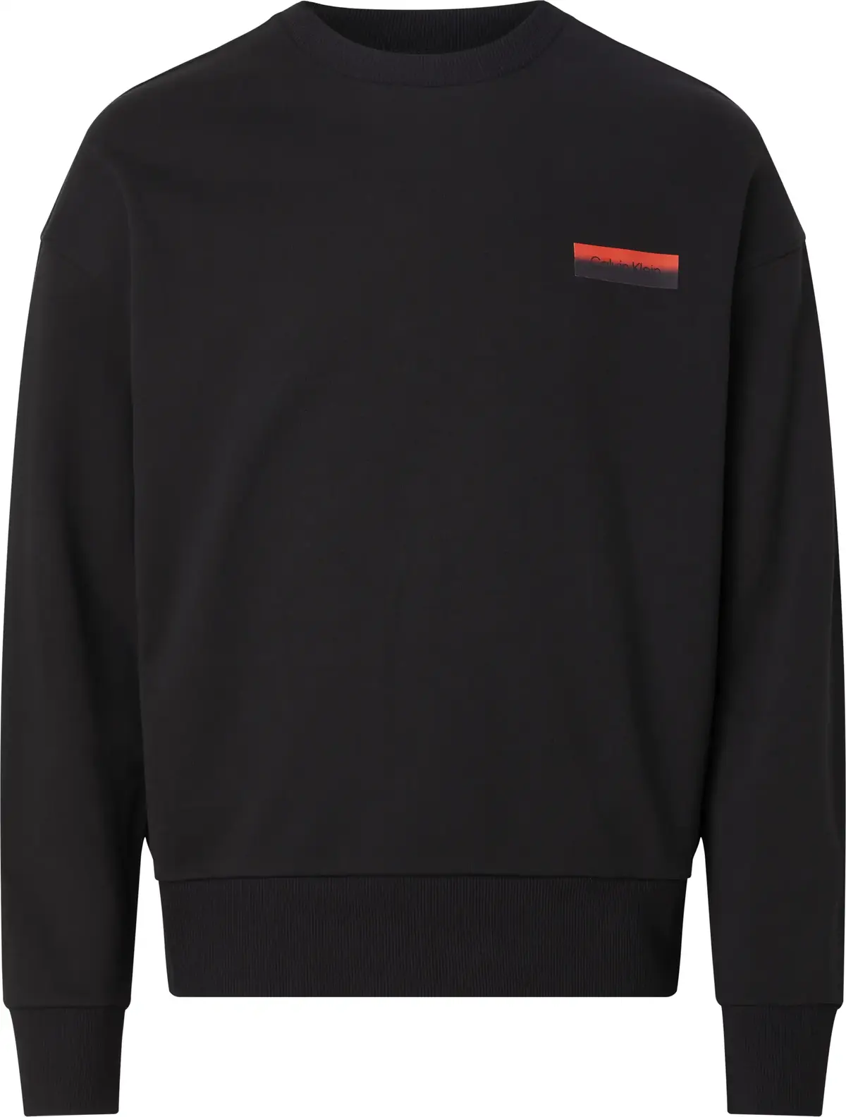 Calvin Klein OMBRE PRINT SWEATSHI Erkek Siyah Sweatshirt